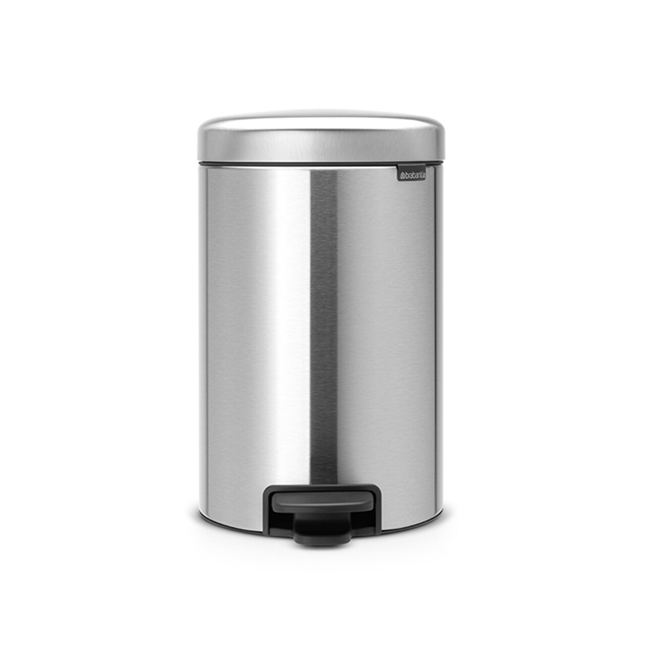 Cos de gunoi cu pedala, Brabantia, NewIcon Matt , 12 L, 33.8x25.1x41.1 cm, otel, argintiu - imagine 5